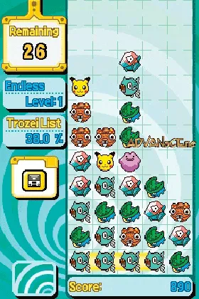 Pokemon Trozei! (USA) (Demo) (Kiosk) screen shot game playing